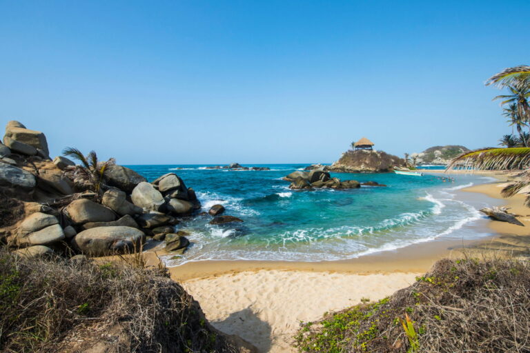 Ocean,view,in,tayrona,national,natural,park,,santa,marta.